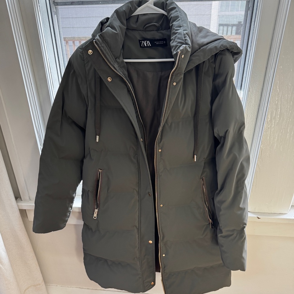 Windproof Hooded Puffer Anorak